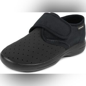 NWT Schawos Comfort Shoe Stretch 9.5-10 Orthopedic Wide Soft Shoes Black Size 41